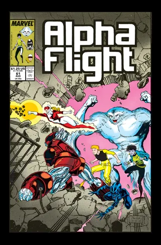 Alpha Flight by Mantlo & Lee Omnibus Jim Lee Cover