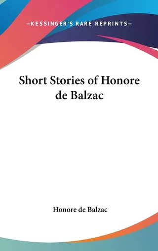 Short Stories of Honoré de Balzac
