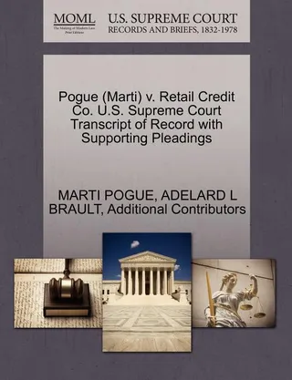 Pogue (Marti) v. Retail Credit Co.