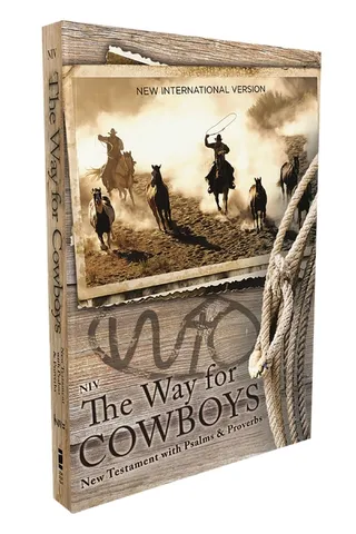 Niv the Way for Cowboys New with Psalms and Proverbs Pocket Sized Comfort Print