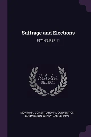 Suffrage and Elections