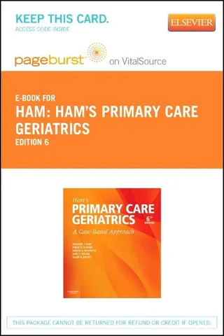 Ham's Primary Care Geriatrics