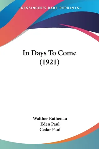 In Days To Come