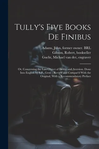 Tully's Five Books de Finibus