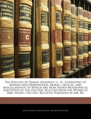 The Beauties of Samuel Johnson, LL. D.