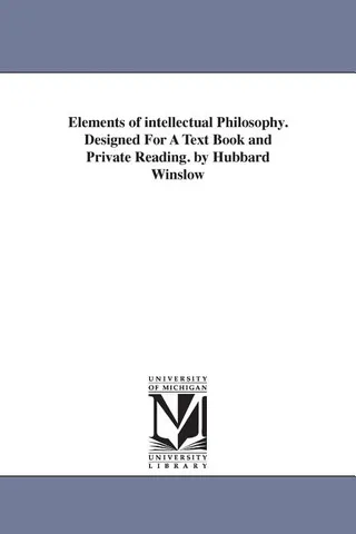 Elements of Intellectual Philosophy