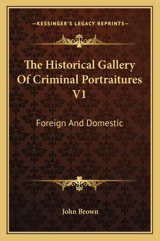 The Historical Gallery Of Criminal Portraitures