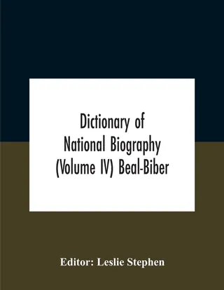 Dictionary of National Biography