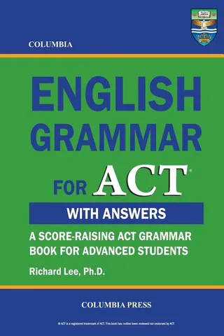Columbia English Grammar for ACT