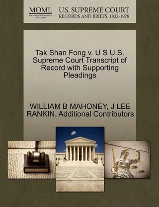 Tak Shan Fong v. U.S.