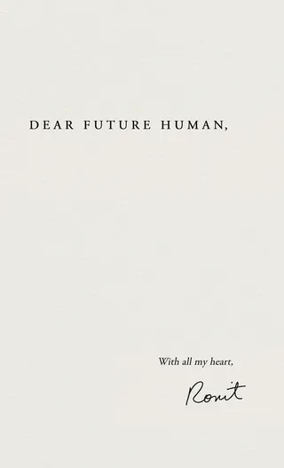 Dear Future Human
