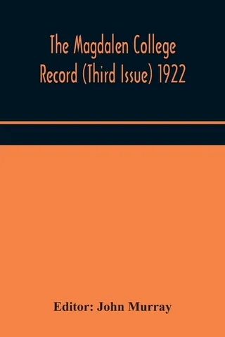 The Magdalen College Record