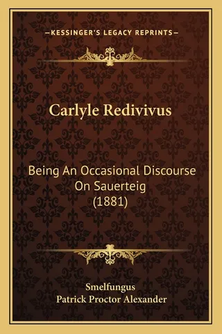 Carlyle Redivivus