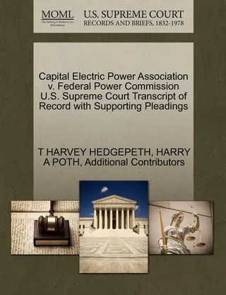 Capital Electric Power Association v. Federal Power Commission