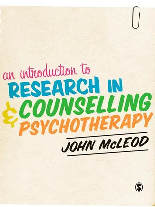 Introduction to Research in Counselling and Psychotherapy