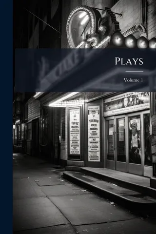 Plays; Volume 1