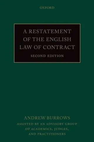 Restatement of the English Law of Contract